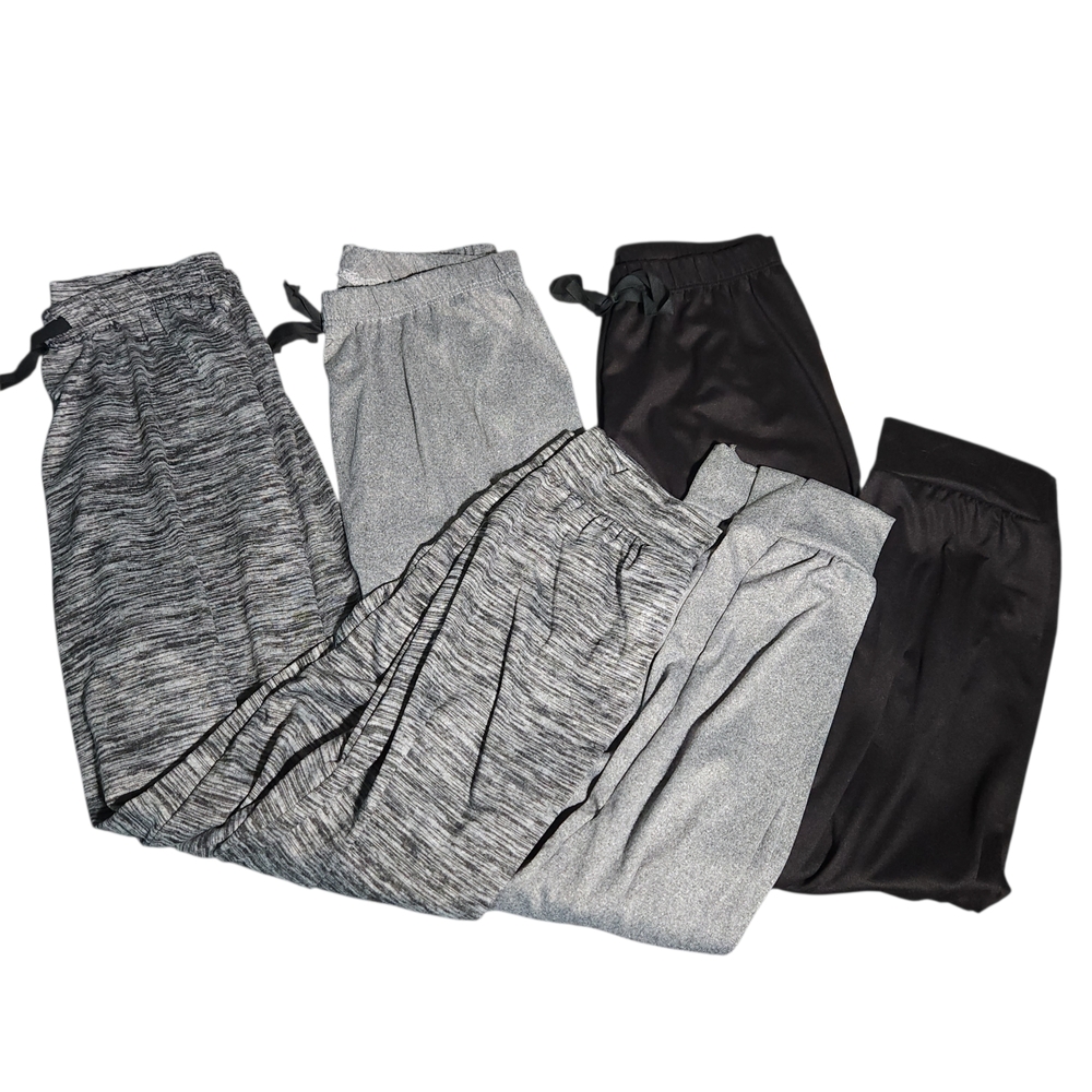 Sweet Girls Medium Grey & Black Jogger Sweatpants - 3-Pack